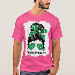 Camiseta Mensageira Saúde Mental Importa Conscientização Ri