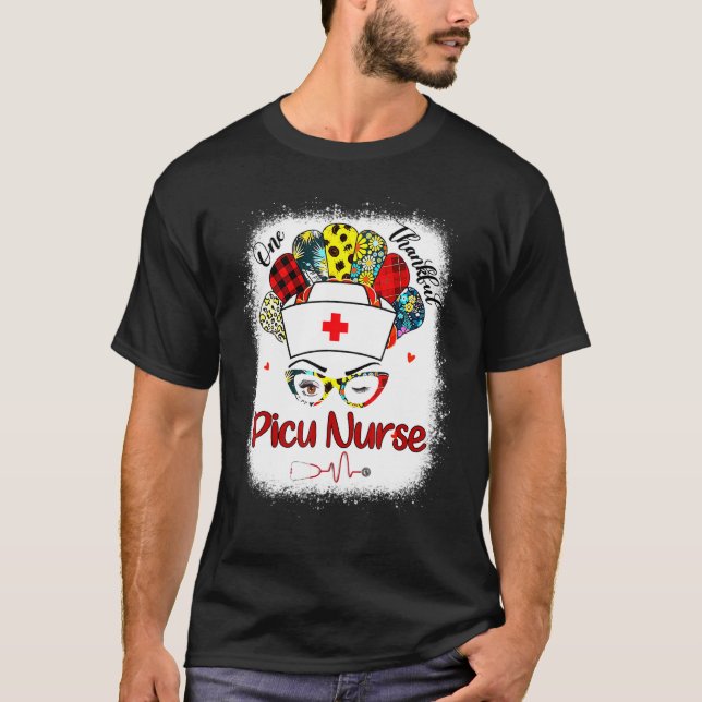 Camiseta Mensageiro Bun Agradável Enfermeira Picu Ação de G (Frente)