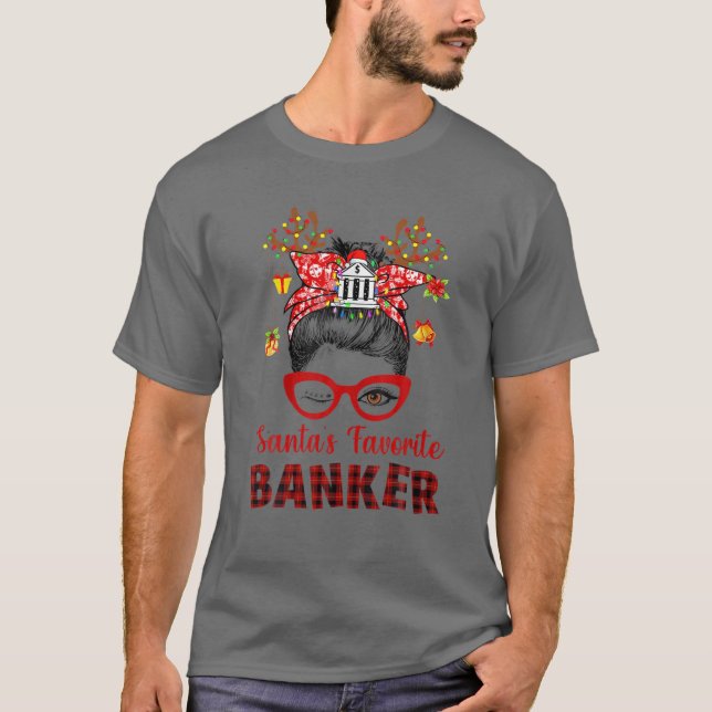 Camiseta Mensageiro Bun Hair - Banqueiro Favorito dos Papai (Frente)