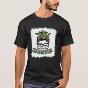 Camiseta Mensageiro Bun Um Bombeiro Sortudo Pat Shamrock So
