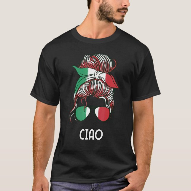 Camiseta Mensageiro Buns Italiano Girl Italia Girl Italia W (Frente)