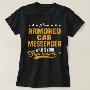 Camiseta Mensageiro de carro blindado