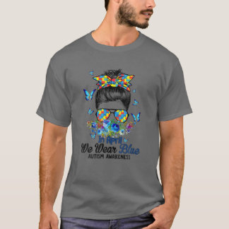 Camiseta Mensageiro Em Abril Vestimos Autismo Azul Sensibil