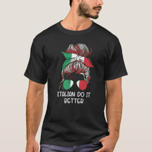 Camiseta Mensageiro italiano faz melhor Itália Girl Italia