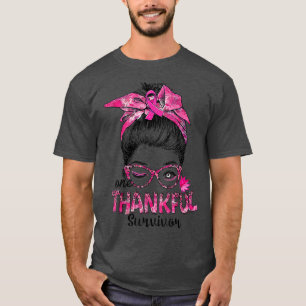 Camiseta Mensageiro Mãe Um Cancer De Sobrevivência Agradáve