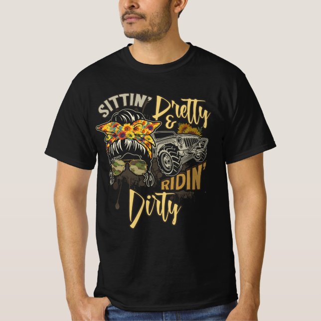 Camiseta Mensageiro Mamãe Sunglass UTV Offroad SXS Life Rid (Frente)