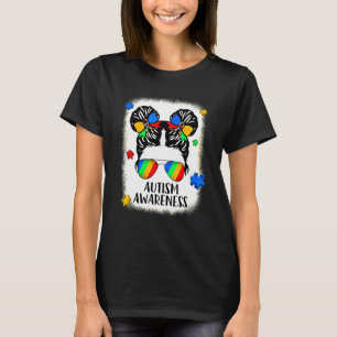 Camiseta Mensageiro Quebra-cabeça Piece Autismo Consciência