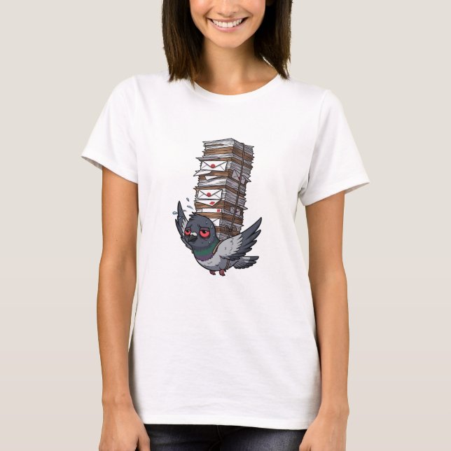 Camiseta Mensageiro Sobrecarregado (Frente)