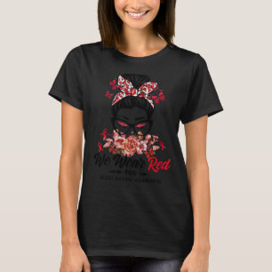 Camiseta Mensageiro Vestimos Vermelho Para Sensibilizar Doe
