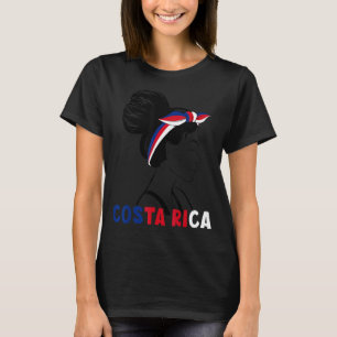 Camiseta Mensagem Bun Costa Rica Bandeira Costa Rica Para M