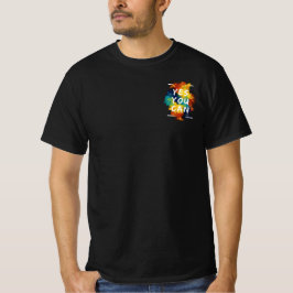 Camiseta Mensagem Colorida Positiva Sim!