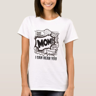 Camiseta Mensagem da mãe T-shirt engraçada do Dia de as m