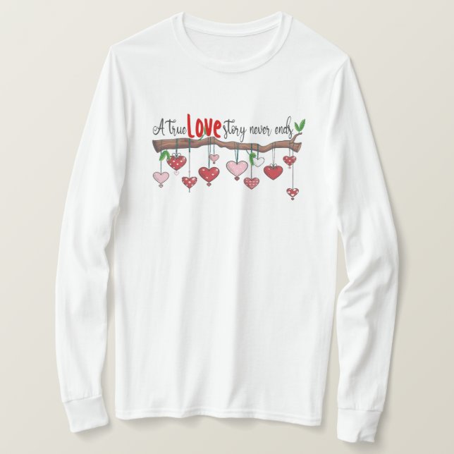 Camiseta mensagem de amor, eu te amo querida (Frente do Design)