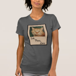 Camiseta Mensagem de Cat T-Shirt