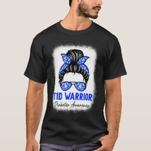 Camiseta Mensagem de Consciência do T1d pelo Guerreiro do D