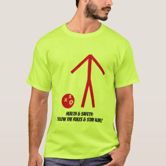 Camiseta Mensagem de integridade e segurança em um