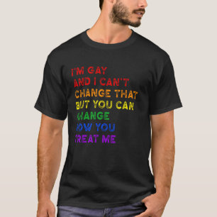 Camiseta Mensagem de Orgulho Gay Igualdade LGBTQ+ Respeito
