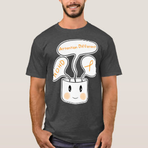 Camiseta Mensagem de reconhecimento do ADHD diferente
