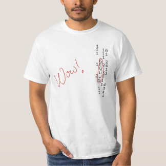 Camiseta Mensagem de SETI do sinal do wow