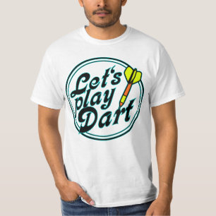 Camiseta Mensagem Desportiva - Vamos Jogar Dart 3