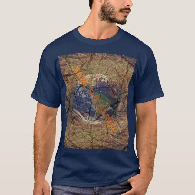 CAMISETA MENSAGEM DO DIA DA TERRA  (Frente)