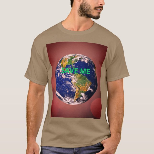 CAMISETA MENSAGEM DO DIA DA TERRA  (Frente)