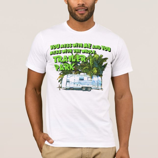 CAMISETA MENSAGEM DO PARQUE DE CARAVANAS (Frente)