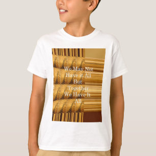 Camiseta Mensagem inspiradora com Design de vida selvagem a