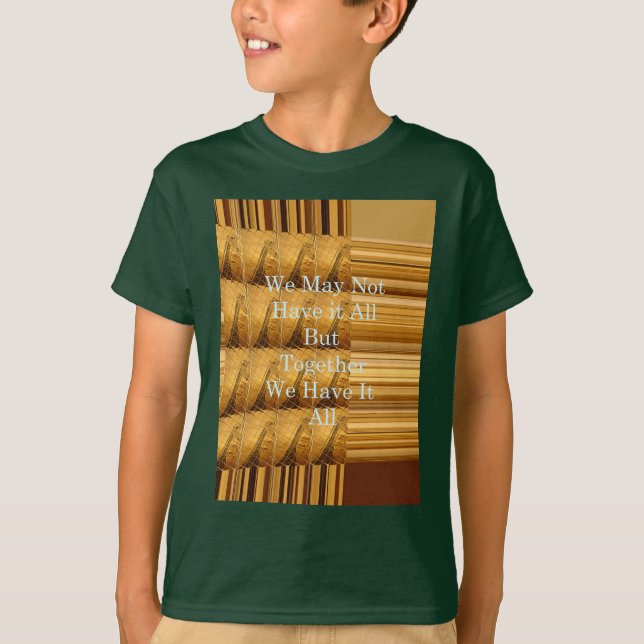 Camiseta Mensagem inspiradora com Design de vida selvagem a (Frente)