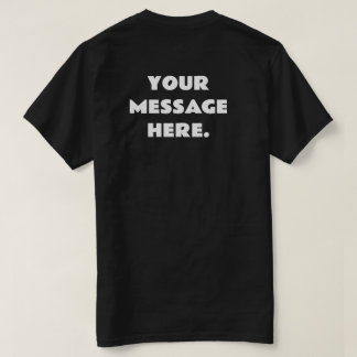 Camiseta Mensagem Personalizada Adicione Seu Texto Aqui Cos