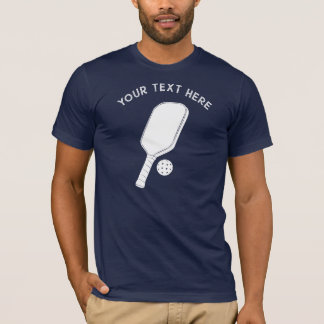 Camiseta Mensagem Personalizada Paddle de Pickleball Gráfic