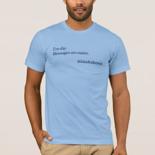 Camiseta Mensagens de Introvertidos Sedutores são mais Fáce