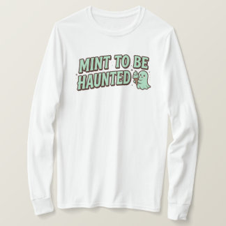 Camiseta Menta para Ser Assombrada Cute Menta Fantasma Hall
