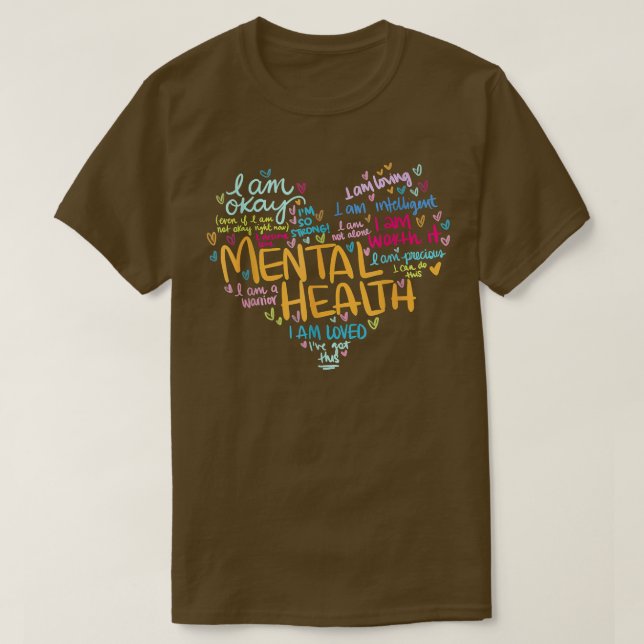Camiseta Mentais Sensibilização Pressupõe Depressão 5716 (Frente do Design)