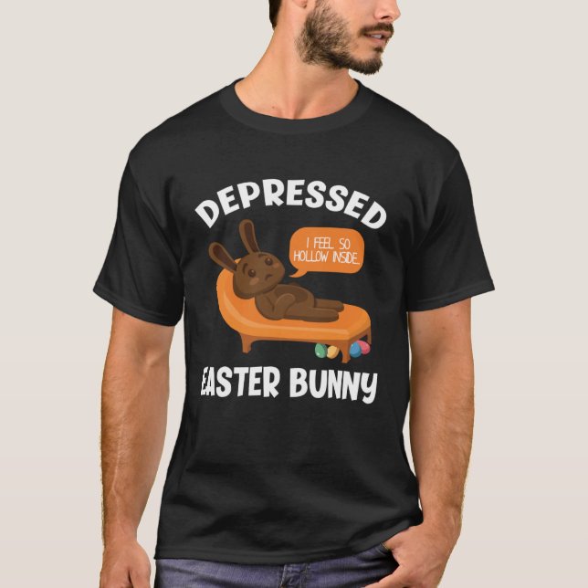 Camiseta Mental Health Awareness Chocolate Bunny Funny East (Frente)