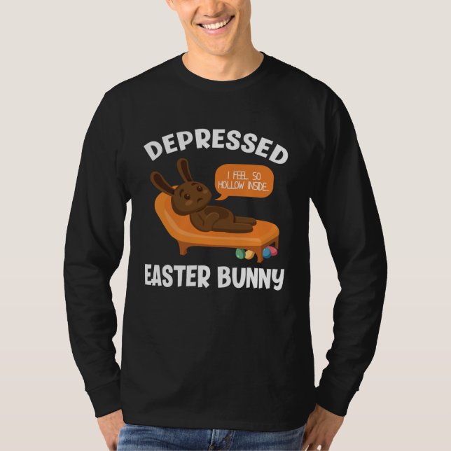 Camiseta Mental Health Awareness Chocolate Bunny Funny East (Frente)