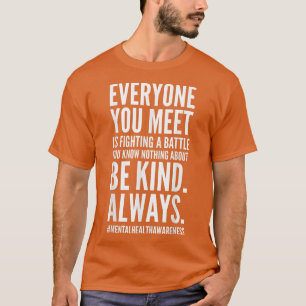 Camiseta Mental Health Awareness Month End The Stigma Posit