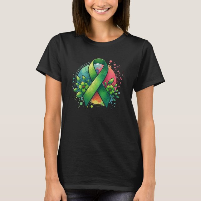 Camiseta Mental Health Awareness Ribbon (Frente)