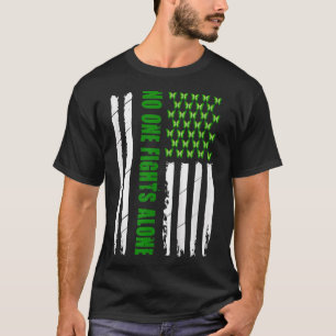 Camiseta Mental Health Awarting Green Butterfly America Fl