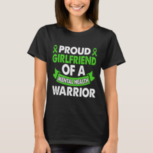 Camiseta Mental Health Awarting Namorada Warrior Mental