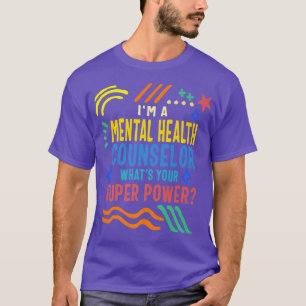 Camiseta Mental Health Counselor Suicide Prevention Awarene