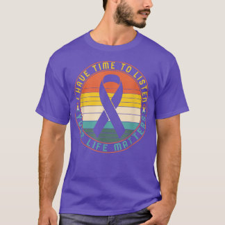 Camiseta Mental Health Counselor Suicide Prevention Awarene