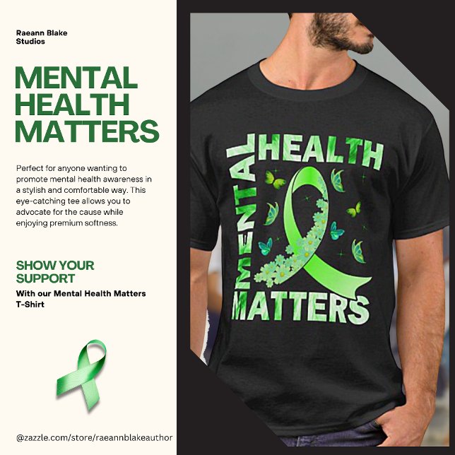 Camiseta Mental Health Matters (Criador carregado)