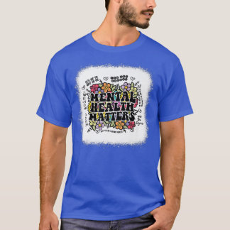 Camiseta Mental Health Matters Gift Human Brain Illness Awa