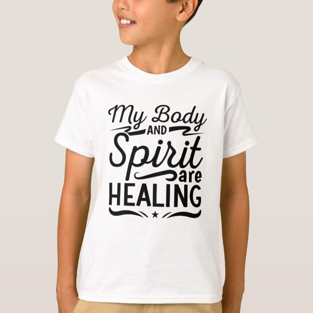 Camiseta Mental Health My Body And Spirit Anxiety Anxie (Frente)