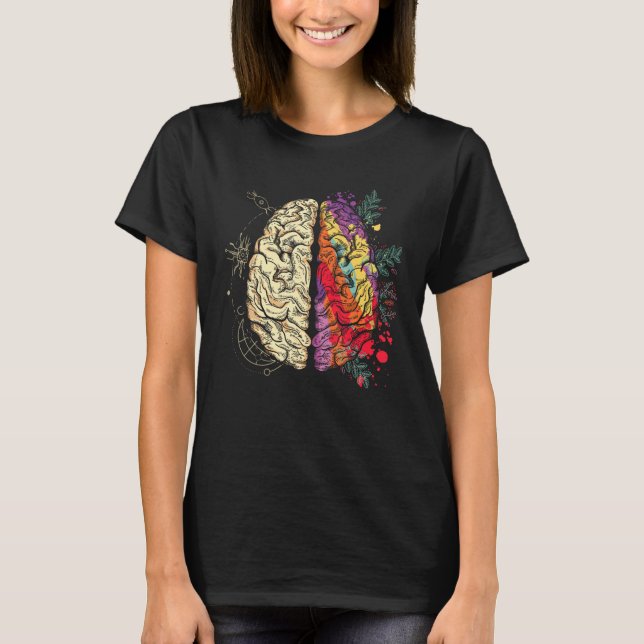 Camiseta Mental Health Neurologist Neurology Colorful Human (Frente)