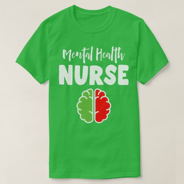 Camiseta Mental Health Nurse (Frente do Design)