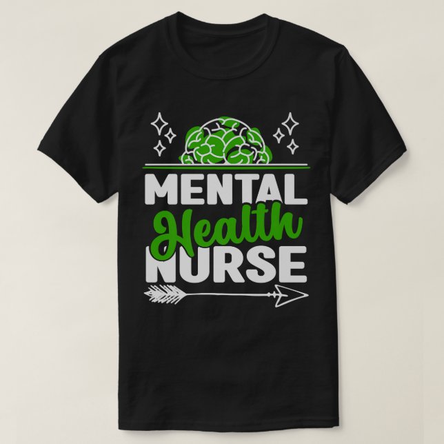 Camiseta Mental Health Nurse Nurses Nursing Rn5141 2359  (Frente do Design)