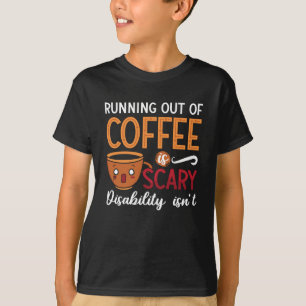 Camiseta Mental Health Running Out Of Coffee Scary Anxiety