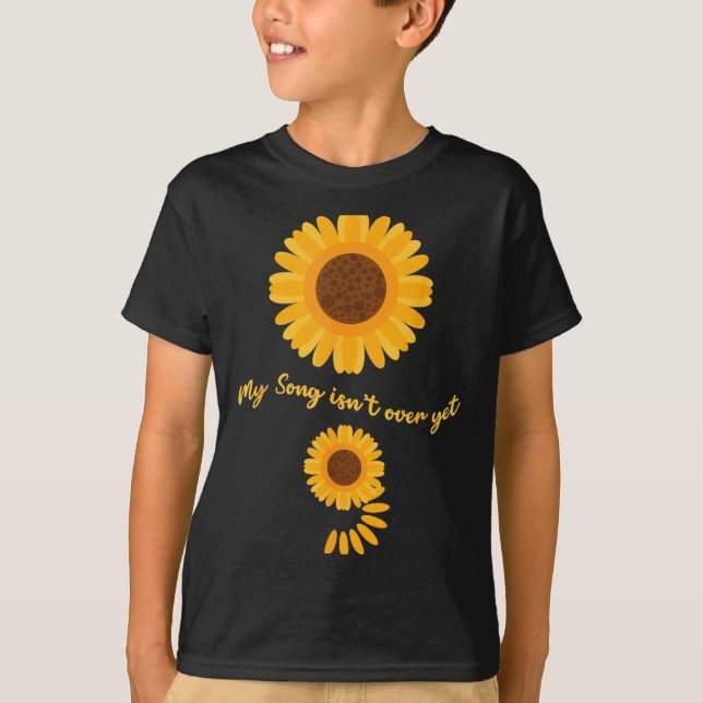 Camiseta Mental Health Semicolon Sunflower Suicide Preventi (Frente)